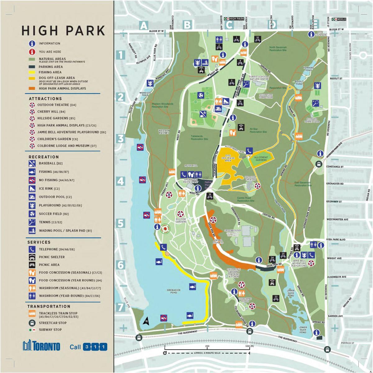 high park mappa
