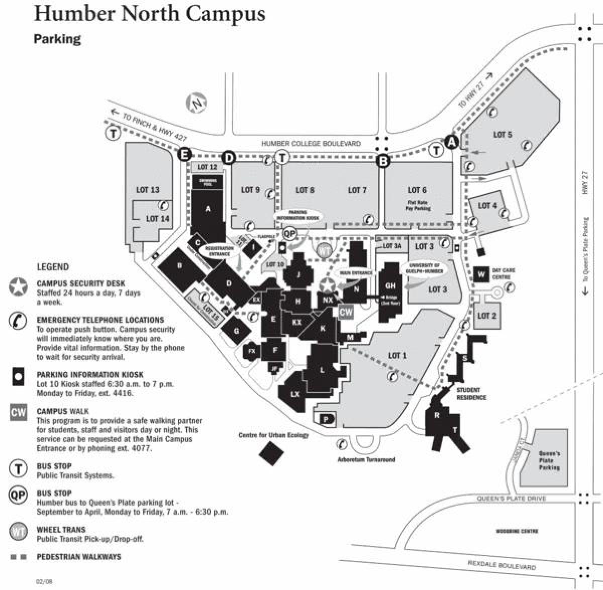humber college north campus mappa