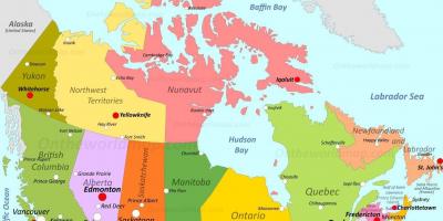Canada Toronto la mappa
