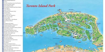 Mappa di isola di Toronto